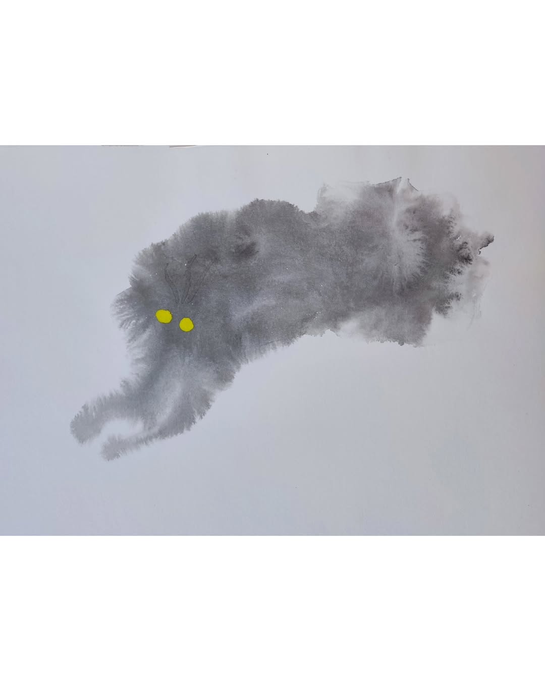 Watercolor monster I