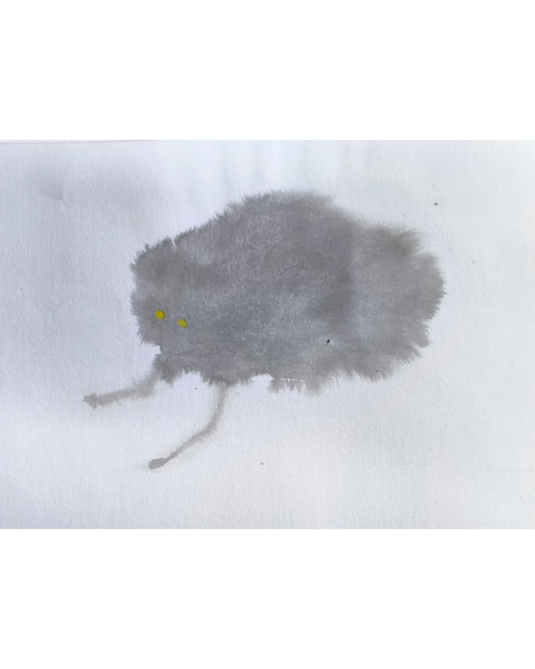 Watercolor monster III