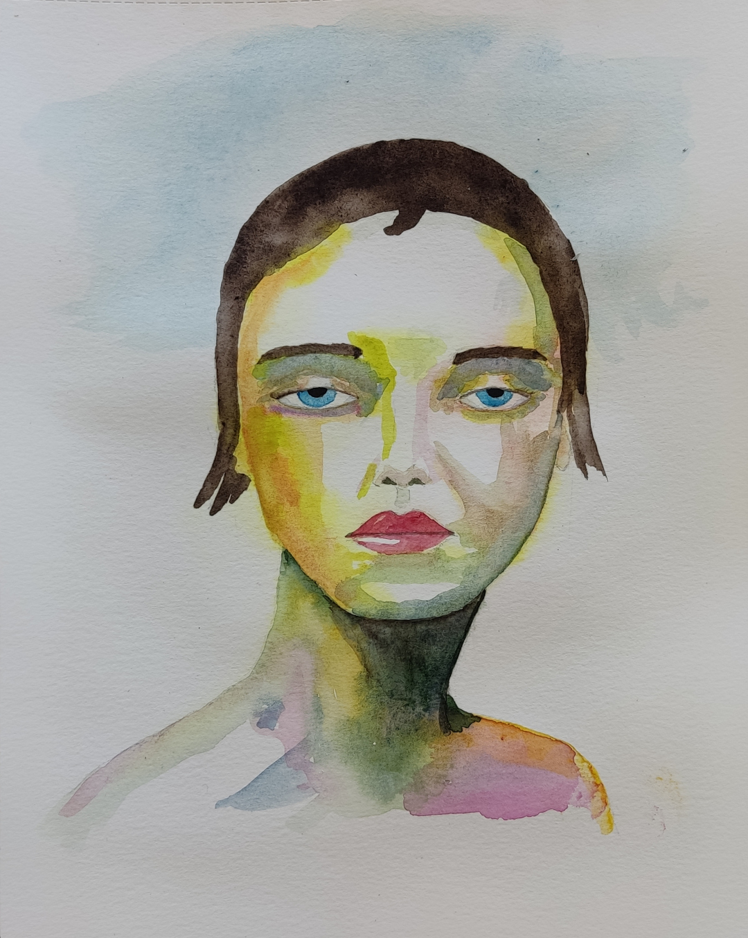 Woman portrait exercise