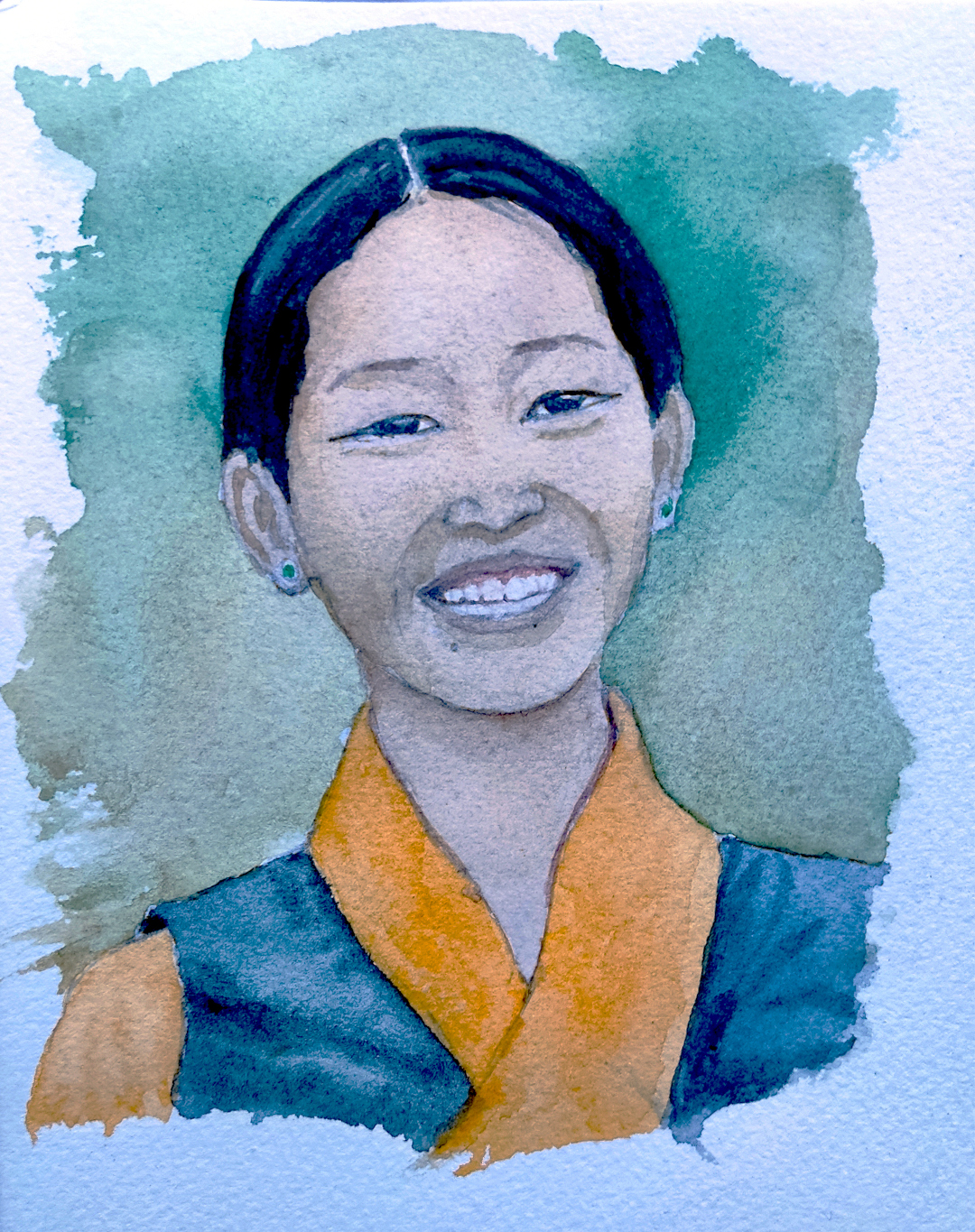 Nepali girl of Muktinath