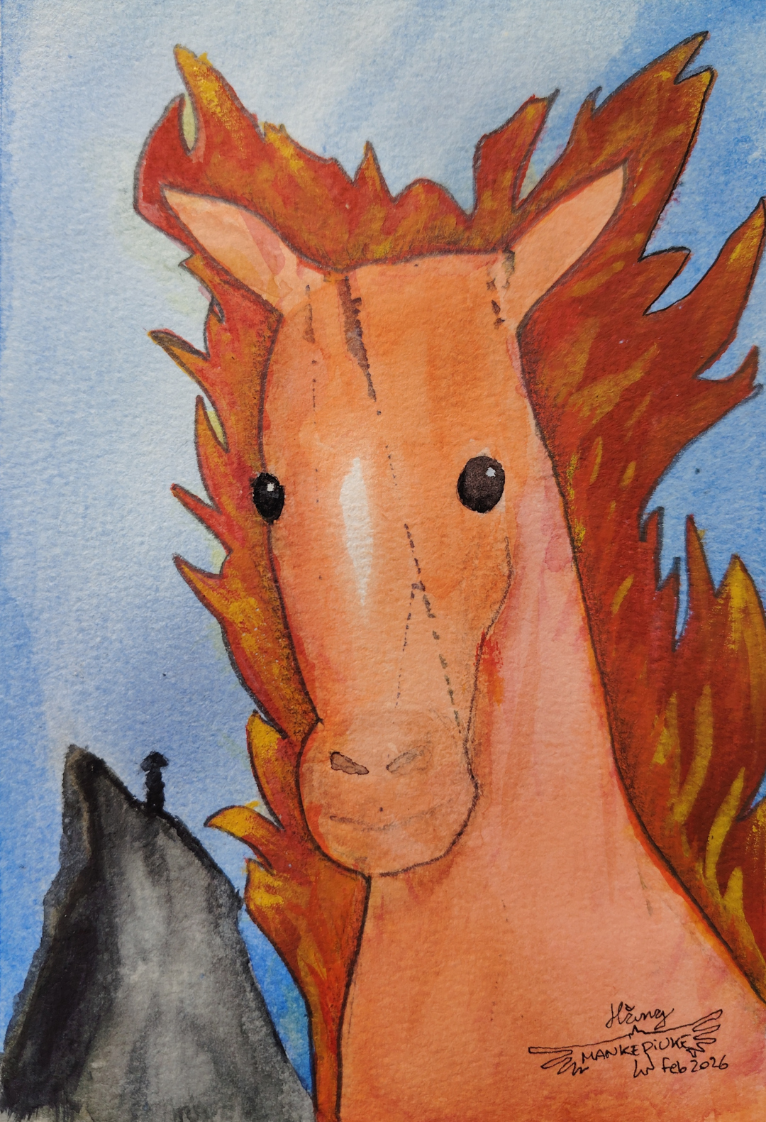 Spirit of the horse of fire, currently on exhibition in Space Garden, Danang, Vietnam